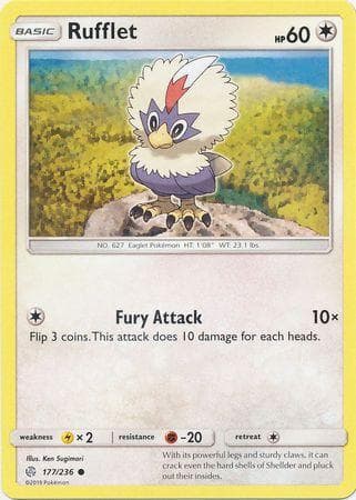 Carta Rufflet (177/236) do set Eclipse Cósmico — Pokémon TCG | Bynx
