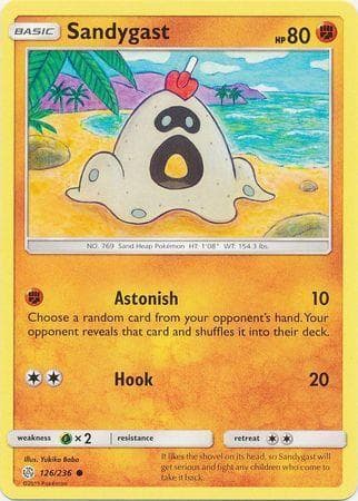 Carta Sandygast (126/236) do set Eclipse Cósmico — Pokémon TCG | Bynx