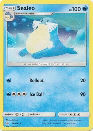 Carta Sealeo (51/236) do set Eclipse Cósmico — Pokémon TCG | Bynx