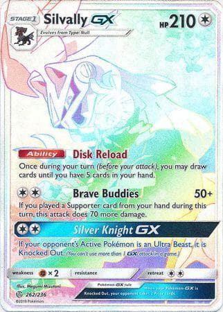 Carta Silvally-GX (262/236) do set Eclipse Cósmico — Pokémon TCG | Bynx