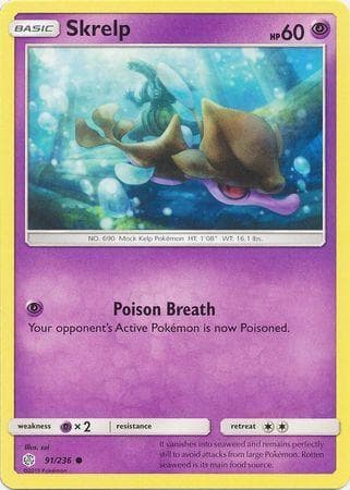 Carta Skrelp (91/236) do set Eclipse Cósmico — Pokémon TCG | Bynx