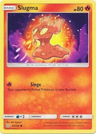 Carta Slugma (26/236) do set Eclipse Cósmico — Pokémon TCG | Bynx