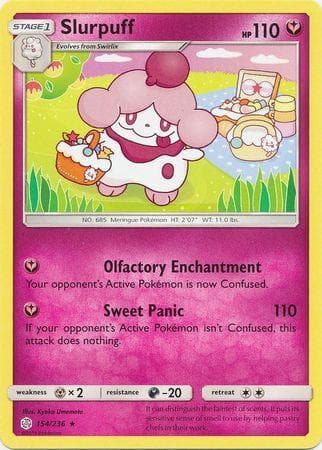 Carta Slurpuff (154/236) do set Eclipse Cósmico — Pokémon TCG | Bynx