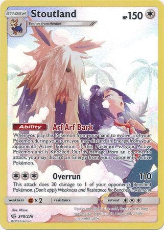 Carta Stoutland (248/236) do set Eclipse Cósmico — Pokémon TCG | Bynx