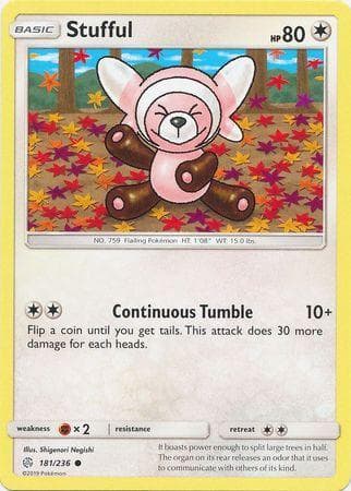 Carta Stufful (181/236) do set Eclipse Cósmico — Pokémon TCG | Bynx