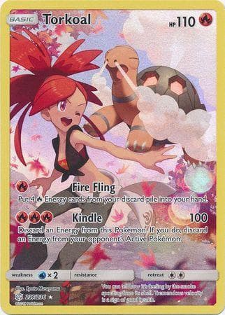Carta Torkoal (237/236) do set Eclipse Cósmico — Pokémon TCG | Bynx