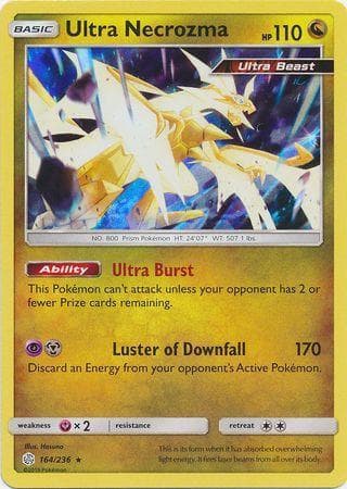 Carta Ultra Necrozma (164/236) do set Eclipse Cósmico — Pokémon TCG | Bynx