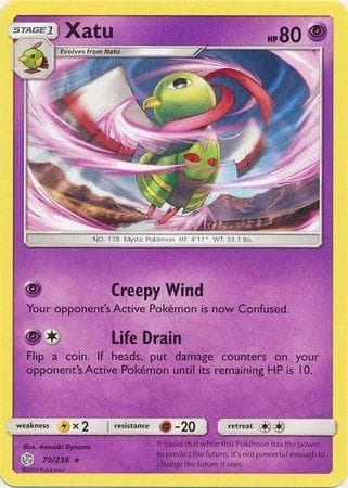Carta Xatu (79/236) do set Eclipse Cósmico — Pokémon TCG | Bynx