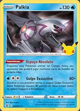 Carta Palkia do set Celebrações — Pokémon TCG | Bynx