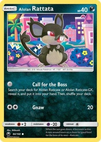 Carta Alolan Rattata (84/168) do set Tempestade Celestial — Pokémon TCG | Bynx