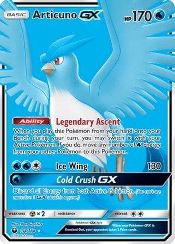 Articuno-GX (154/168) — Tempestade Celestial