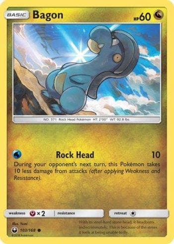 Carta Bagon (103/168) do set Tempestade Celestial — Pokémon TCG | Bynx