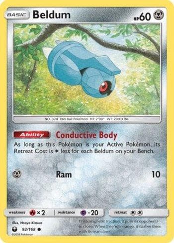 Carta Beldum (92/168) do set Tempestade Celestial — Pokémon TCG | Bynx