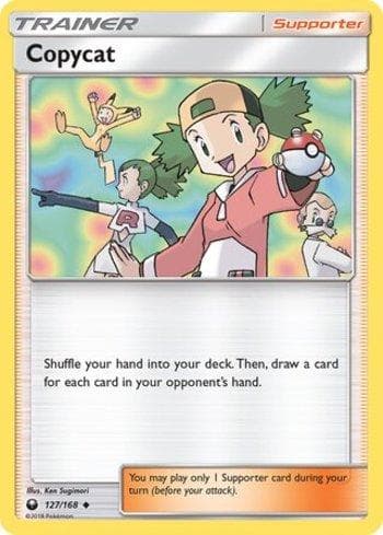 Carta Copycat (127/168) do set Tempestade Celestial — Pokémon TCG | Bynx