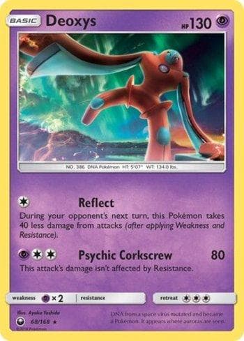Carta Deoxys (68/168) do set Tempestade Celestial — Pokémon TCG | Bynx