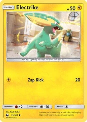 Carta Electrike (51/168) do set Tempestade Celestial — Pokémon TCG | Bynx