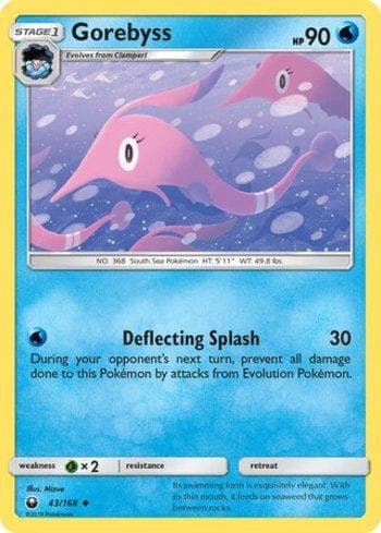 Carta Gorebyss (43/168) do set Tempestade Celestial — Pokémon TCG | Bynx