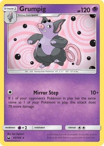 Carta Grumpig (60/168) do set Tempestade Celestial — Pokémon TCG | Bynx