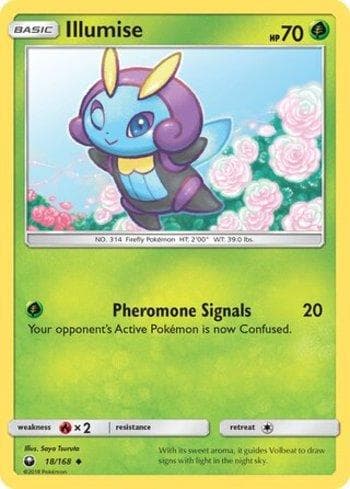 Carta Illumise (18/168) do set Tempestade Celestial — Pokémon TCG | Bynx