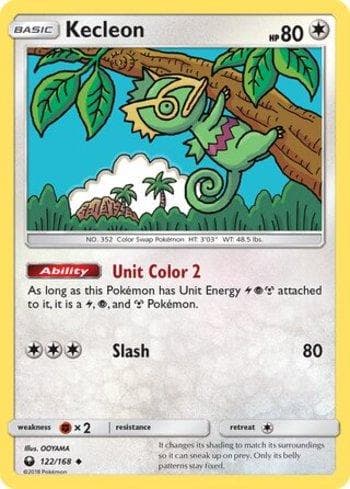 Carta Kecleon (122/168) do set Tempestade Celestial — Pokémon TCG | Bynx