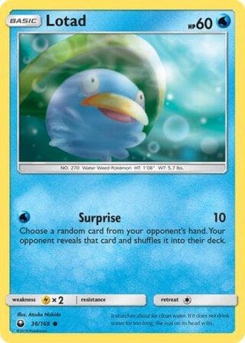 Carta Lotad (36/168) do set Tempestade Celestial — Pokémon TCG | Bynx