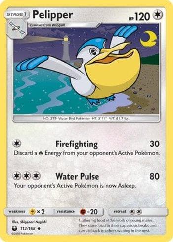 Carta Pelipper (112/168) do set Tempestade Celestial — Pokémon TCG | Bynx