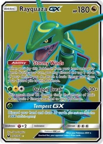 Rayquaza-GX (160/168) — Tempestade Celestial