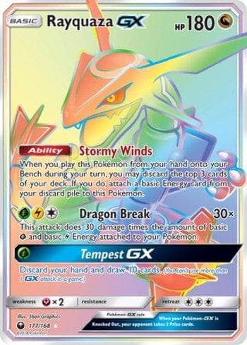 Rayquaza-GX (177/168) — Tempestade Celestial