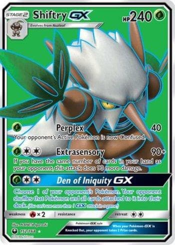 Carta Shiftry-GX (152/168) do set Tempestade Celestial — Pokémon TCG | Bynx