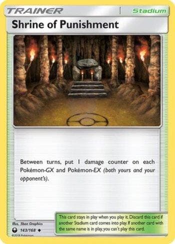 Carta Shrine Of Punishment (143/168) do set Tempestade Celestial — Pokémon TCG | Bynx