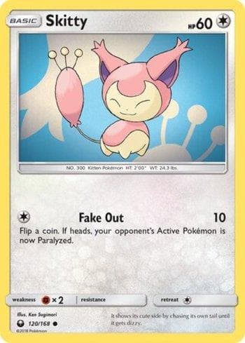 Carta Skitty (120/168) do set Tempestade Celestial — Pokémon TCG | Bynx