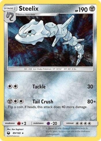 Carta Steelix (89/168) do set Tempestade Celestial — Pokémon TCG | Bynx