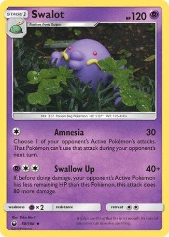 Carta Swalot (58/168) do set Tempestade Celestial — Pokémon TCG | Bynx