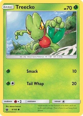 Carta Treecko (8/168) do set Tempestade Celestial — Pokémon TCG | Bynx