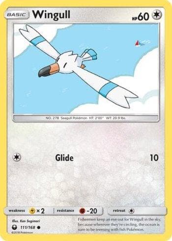 Carta Wingull (111/168) do set Tempestade Celestial — Pokémon TCG | Bynx