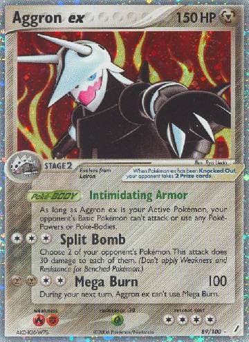 Carta Aggron ex (89/100) do set Crystal Guardians — Pokémon TCG | Bynx