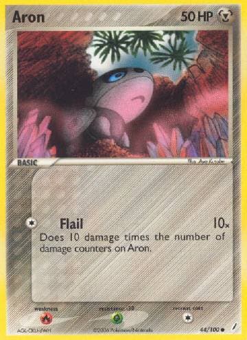 Carta Aron (44/100) do set Crystal Guardians — Pokémon TCG | Bynx