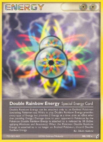 Carta Double Rainbow Energy (88/100) do set Crystal Guardians — Pokémon TCG | Bynx