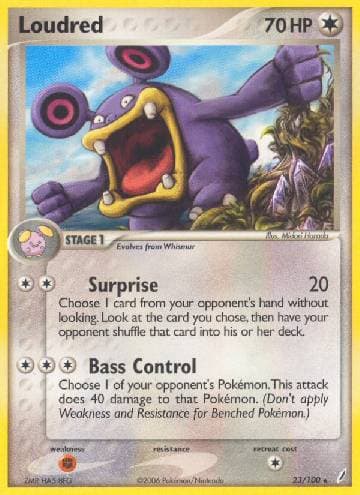 Carta Loudred (23/100) do set Crystal Guardians — Pokémon TCG | Bynx