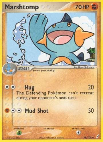 Carta Marshtomp (38/100) do set Crystal Guardians — Pokémon TCG | Bynx