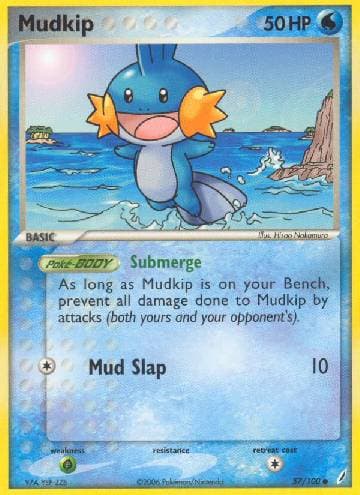 Carta Mudkip (57/100) do set Crystal Guardians — Pokémon TCG | Bynx