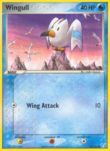 Carta Wingull (70/100) do set Crystal Guardians — Pokémon TCG | Bynx