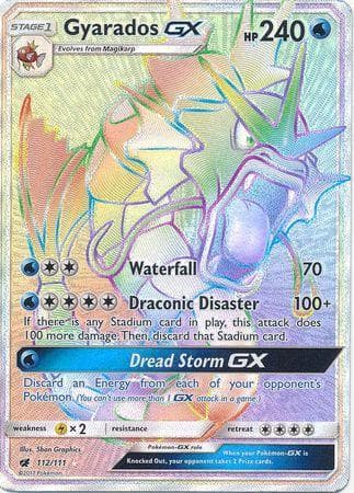 Carta Gyarados-GX (112/111) do set Invasão Carmim — Pokémon TCG | Bynx