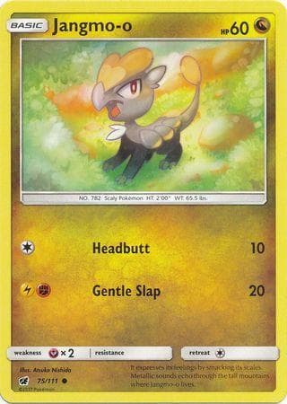 Carta Jangmo-o (75/111) do set Invasão Carmim — Pokémon TCG | Bynx
