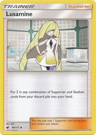 Carta Lusamine (96/111) do set Invasão Carmim — Pokémon TCG | Bynx