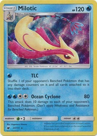 Carta Milotic (27/111) do set Invasão Carmim — Pokémon TCG | Bynx