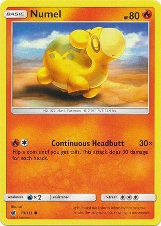 Carta Numel (13/111) do set Invasão Carmim — Pokémon TCG | Bynx