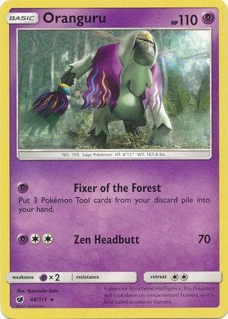 Carta Oranguru (48/111) do set Invasão Carmim — Pokémon TCG | Bynx