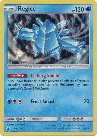 Carta Regice (28/111) do set Invasão Carmim — Pokémon TCG | Bynx