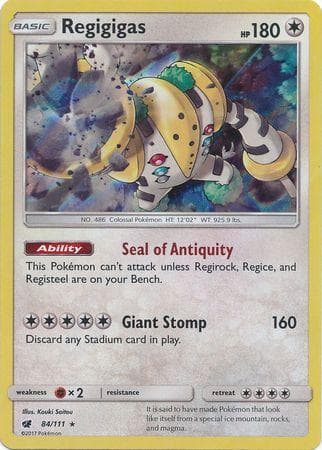 Carta Regigigas (84/111) do set Invasão Carmim — Pokémon TCG | Bynx